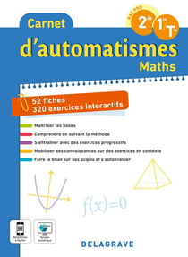 Carnet d'automatismes : mathématiques : bac pro : 2de, 1re, terminale : cahier élève (édition 2022)