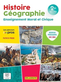 Les Parcours Pros Histoire Géographie EMC 2de Bac Pro (2024) - Pochette élève