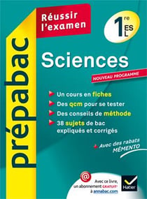 Prepabac examens - sciences - 1ère es, l