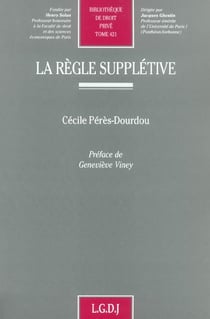 La règle supplétive