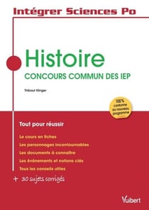 Histoire - concours commun des iep