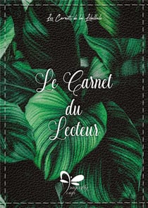 Le carnet du lecteur - feuilles vertes