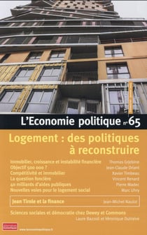 L'économie politique n.65 : janvier 2015