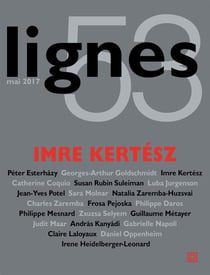 REVUE LIGNES n.53 : IMRE KERTeSZ