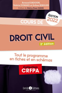 Cours de droit civil 2022 - tout le programme en fiches et en schémas