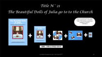 The beautiful dolls of Julia go to the church