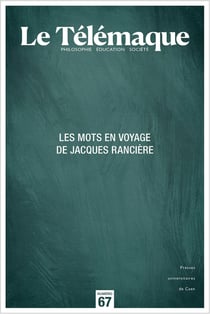 Le Télémaque n.67 : Les mots en voyage de Jacques Rancière