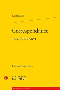 Correspondance Tome 13 à 26