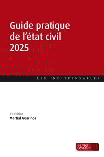 Guide pratique de l'état civil (édition 2025)