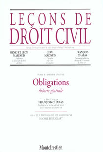 OBLIGATIONS : THÉORIE GÉNÉRALE - 9ÈME ÉDITION