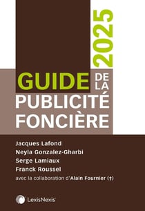 Guide de la publicité foncière (édition 2025)