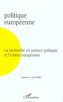La recherche en science politique et l'union europeenne - vol01