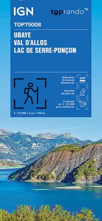 TOP75008 : Ubaye, Val d'Allos, lac de Serre-Ponçon (3e édition)