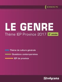 Le genre - thème IEP Province - 2e année (2017)
