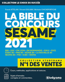 La bible du concours sesame (édition 2021)