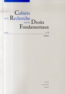 Crdf Tome 5 - l'enfant