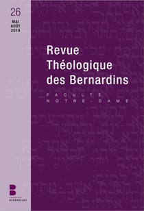 Revue théologique des Bernardins n.26 : mai-août 2019