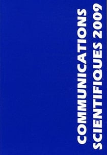 Communications scientifiques (édition 2009)