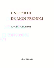 Une partie de mon prénom