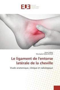 Le ligament de l'entorse latérale de la cheville