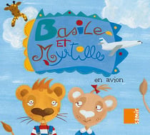 Basile et Myrtille en avion