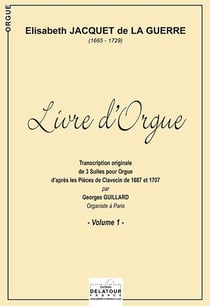 Livre d'orgue pour orgue sans pédale Volume 1