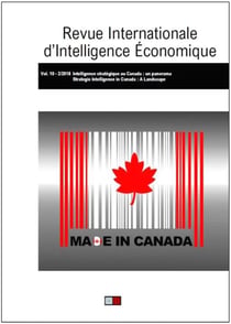 Revue internationale d'intelligence économique - intelligence stratégique au Canada