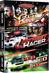 Bolide - Coffret 3 films : Fast Drive + Street Racer + Red Lined - Gun & Speed