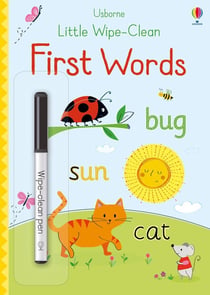 Wipe-clean : first words