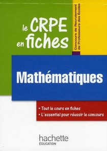 Mémento de mathématiques pour le crpe