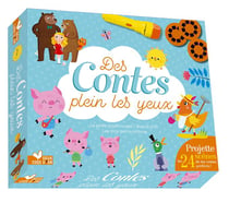 Des contes plein les yeux : la petite poule rousse - Boucle d'Or - les trois petits cochons
