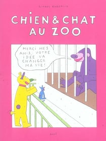 Chien et chat au zoo