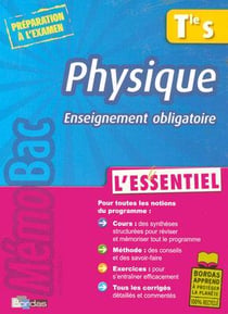 MEMOBAC ESSENTIEL PHYS TERM S