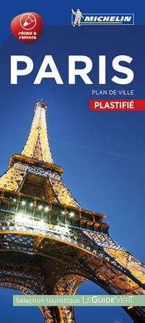 Paris - plan de ville plastifie