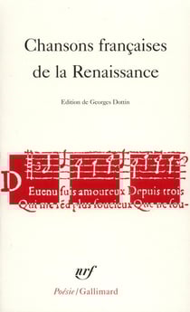 Chansons francaises de la Renaissance