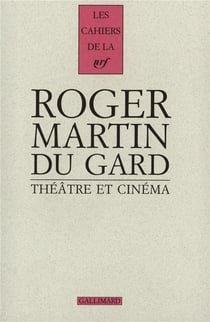 Les cahiers de la NRF : théâtre et cinéma