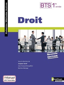Droit - BTS - 1ère année - livre de l'élève + licence (édition 2016)