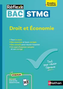 Réflexe Bac : Droit et Économie - 1re, Terminale STMG (édition 2026)