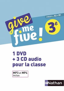 Give me five 3ème - Coffret CD + DVD 2017