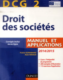 DCG 2 - droit des sociétés - manuel et applications (édition 2014/2015)