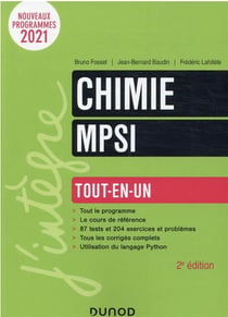 Chimie tout-en-un MPSI - 2e éd.