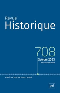 Revue historique n.707 (édition 2023)