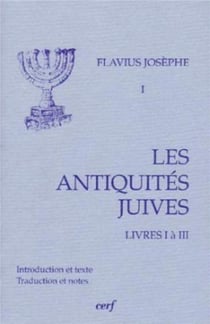 Les Antiquités juives, livres I à III