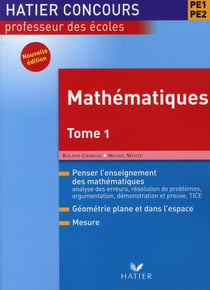 Hatier concours - preparation au crpe mathematiques t.1