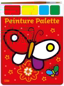 Peinture palette - le papillon