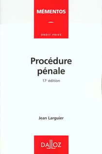 Procedure penale - 17e edition