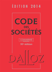 CODE DES SOCIETES 2014 COMMENTE