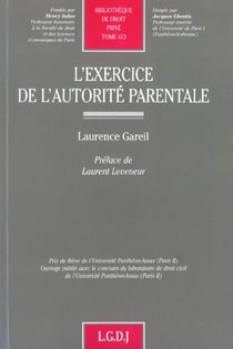 L'exercice de l'autorite parentale - vol413