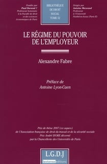 Le régime du pouvoir de l'employeur