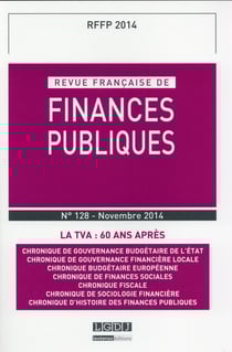 Revue française de finances publiques n.128 : novembre 2014